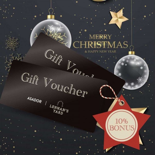 Image for 10% Extra with every ASADOR & LENNAN'S YARD Gift Card